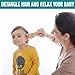 Wooden Baby Hair Brush with Natural Goat Hair Bristles - 5 Years Warranty | High Density Soft Bristles Perfect to Dentangle Infant Hair | Helps Prevent Cradle Cap