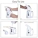 ProAid Portable Fabric Steamer 900W Mini Travel Handheld Garment Steamer, Perfect for Home and Travel, White