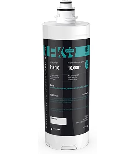 Cartouche Filtre à Eau Frizzlife PLC10 Pour Systèmes Sous Évier - Purification 2 Étapes 0.5 Micron