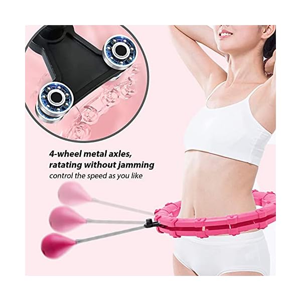 Ansharinc-Weighted-Hula-Hoops-for-Adults-and-Kid-Fitness-Hula-Hoops-at-Home-and-Office-Smart-Hula-Hoops-for-Weight-Loss-1kg-Adjustable-Weighted-Hula-Hoop-for-Exercise Weighted Hula Hoops for Adults and Kids , Smart Hula Hoops for Weight Loss, 1kg/52inch Adjustable Weighted Hula Hoop for…