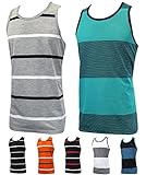 Enimay Men's Summer Beach Tank Top Gym Athletic Shirt SleevelessClose Out Sale
