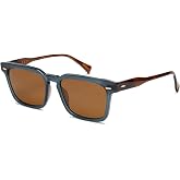 RAEN - Adin - Mens Lightweight Square Sunglasses UV Protection - Polarized Lens (Size 54 MM) - Polarized Lenses