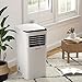 Amazon Basics Portable Air Conditioner with Remote, Cools 450 Square Feet, 12000 BTU, AC Unit, White