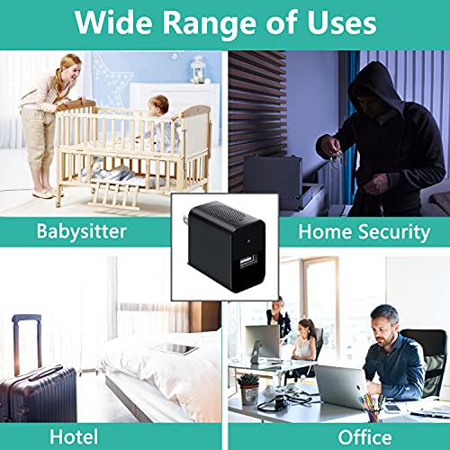 64GB Spy Camera Hidden Camera Charger , Spy Charger Mini Spy Camera 1080p USB Charger Camera spy cam Hidden Nanny Cam,Hidden Spy Cam Hidden Cam Mini,Hidden Cameras with Motion Detection