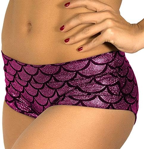 Mermaid Shorts Women's Fish Scale Shorts
