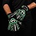 Renegade GK Triton Raider Goalie Gloves with Pro-Tek Finger Spines | 3.5+3mm Super Grip & 4mm Duratek | Black & Green Soccer Goalkeeper Gloves (Size 7, Youth, Roll Cut, Level 2)