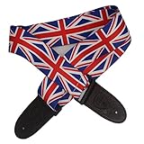 Liujie Guitar Strap - Soft dacron cotton ribbon Wide Adjustment Range and Secure Leather Holes-Suitable for All Ages (1#)