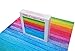Bgraamiens Puzzle-Mille Crepe Cake-1000 Pieces Rainbow Color Puzzle Color Challenge Jigsaw Puzzles for Adults and Kids