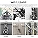 Fingerprint Padlock – RoMech 2nd Gen Smart Bluetooth Keyless Biometric Lock for Gym, Locker, Outdoor Door, Backpack, Luggage Suitcase, Bike, Office, IP65 Waterproof, USB Charging (Grey)