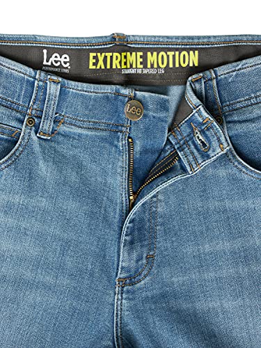 Lee | Jeans | Mens Extreme Motion Straight Fit Tapered Leg Jean In Mayday | Poshmark