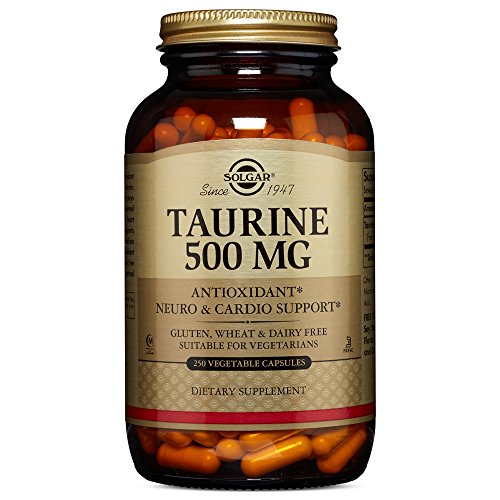 Solgar Taurine 500 mg, 250 Vegetable Capsules