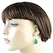 Genuine Turquoise Earrings in 925 Sterling Silver