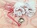 Philips AVENT Personalized Pacifiers by Pacidoodle CUSTOMIZE NOW Engraved with YOUR BABY'S NAME OR MONOGRAM (Pink & White 0-6m)