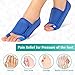 Bunion Corrector with Gel Arch Support, Three-Dimensional Pressure Orthopedic Bunion Splint Brace Big Toe Straightener and Small Toe Correction Strap for Hallux Valgus and Flat Foot Pain Relief