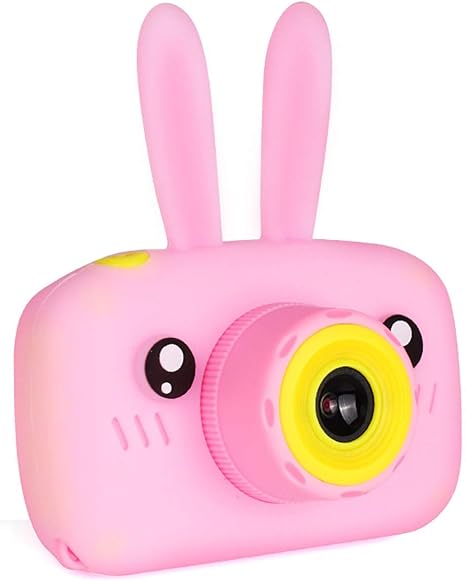 Amazon キッズカメラ トイカメラ 子供用カメラ 子供用デジタルカメラ ミニカメラ 16gbメモリーカード付き 前後800万画素 ミニカメラ 内蔵600maバッテリー 充電式バッテリー クリスマス誕生日 プレゼント ギフト 人気 ストラップ おもちゃ ピンク デジタルカメラ