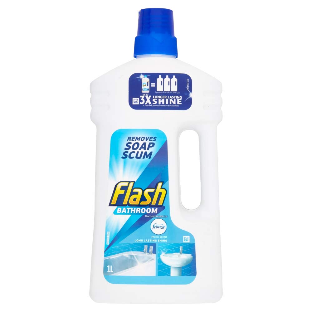 Flash Liquid Bathroom Cleaner, 1L