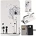 Lumia 640 XL Case,Enjoy Sunlight Nokia Lumia 640 XL Case Case [Dandelions Fall in Love with Me] [Stand Feature] Wallet Case [Wallet Function] Flip Cover Leather Case for Microsoft Nokia Lumia 640 XL(Not for Lumia 640) Case with Stylus Pen