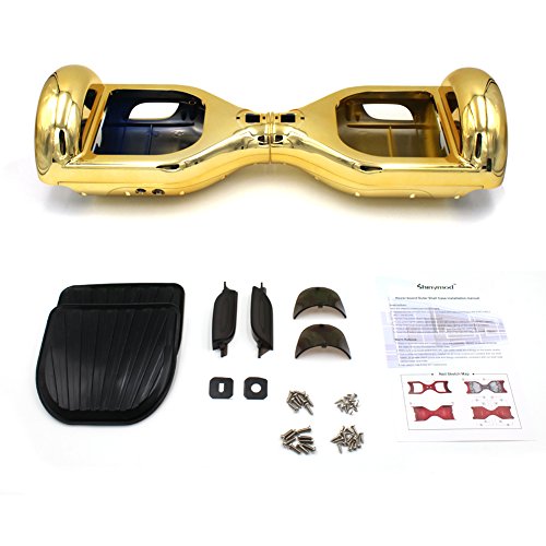 Shinymod 6.5 inch Self Balance Scooter Case Chrome Color Replacement Outer Shell Cover for 6.5â€™â€™ Two Wheel Smart Self Balancing Electric Scooter (Case only, No Scooter)(Gold)