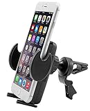 Car Mount, Air Vent Universal Car Holder for Motorola Droid Maxx 2, Turbo 2, Moto X, X4, G, E, Pure, G4 and Z Force w/ Anti-Vibration Flexible Swivel Cradle (use with or without case)