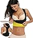 LAZAWG Women Sweat Slimming Vest For Workout Weight Loss Hot Neoprene Sauna Racerback Shirt Body Shaper Tank Top No Zip Black Large