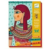 Djeco Felt Brush Coloring Kit, Egyptian Art