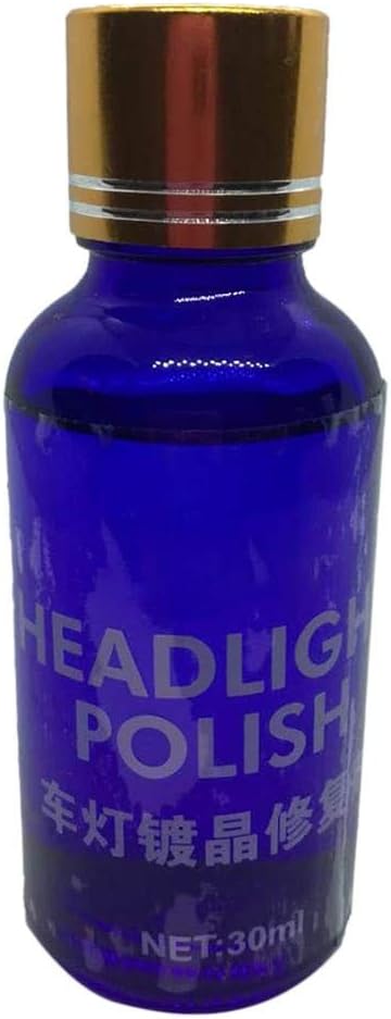 Greatideal Auto Headlight Polish Scratch Renewal Agent Polishing Coating Agent Repair Tools Headlamp Refurbishing Agent Cars Restoration Fluid for Oxidation Yellow Lamp 30ml