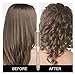 BANGMENG Round Barrel Anti-Static Hair Brush | Nano Thermal Ceramic Ionic Tech | Protect Hair, Enhance Texture, For Curling & Drying (1 inch)