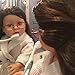 18 Inch Doll Robe in White with Towel Fits American Girl Dolls - Doll Bathrobe and Tie Belt with Towel (White)