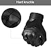 accmor Touch Screen Tactical Military Hard Knuckle Combat Gloves Full Finger Fit for Cycling Motorcycle Hiking Camping Airsoft Paintball, Upgrade Edition