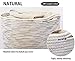 Cotton Rope Basket (Natural) - Blanket Basket, Storage for Baby Toys, Pillows, Towels, Laundry, Nursery Hamper/Organizer - Large 17 inch x 15 inch Round Woven Baskets with Handles, Living Room Decor