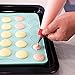 Webake Macaron Silicone Mat, Macaroon Baking Mat, Silicone Template Sheet Baking Pan Liner for Cookie, Pastry Making