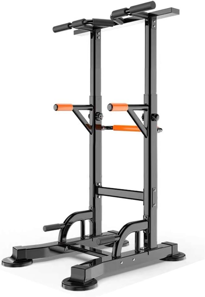 Pull Up Bars Dip Station Power Tower Stand Strength Training for Home Gym Free Standing Fitness Equipment 660 Weight Capacity (Size : B)