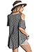 Umgee Women's Boho Soft Cold Shoulder Top