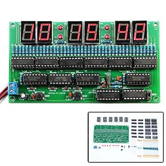 Amazon.com: DIY Electronic Clock kit 6 bit Digital Circuit Clock