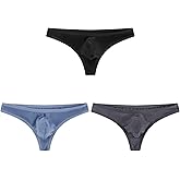 Sisgenesis Modal Thong for Men - Elastic, 3D Pouch Sensational,Breathable, Low-Rise Comfort