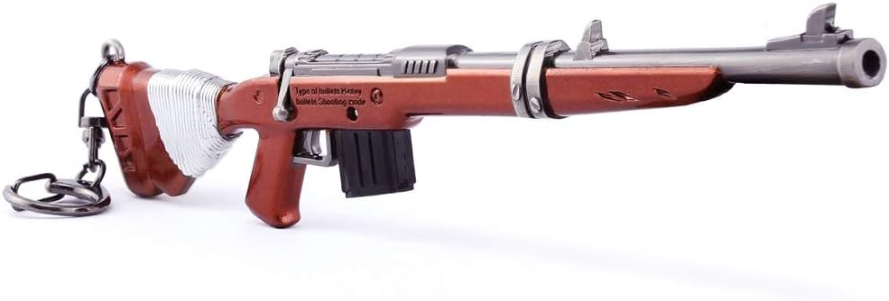 Longhe Games 1/6 Metal Hunting Rifle Gun Model Action Figure Arts Toys Collection Keychain Gift
