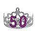 BigMouth Inc 50th Birthday Silver Tiara