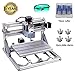DIY CNC Router Kits 2418 GRBL Control 3 Axis Plastic Acrylic PCB PVC Wood Carving Milling Engraving Machine, XYZ Working Area 240x180x45mm CNC Router Machine By Beauty Star