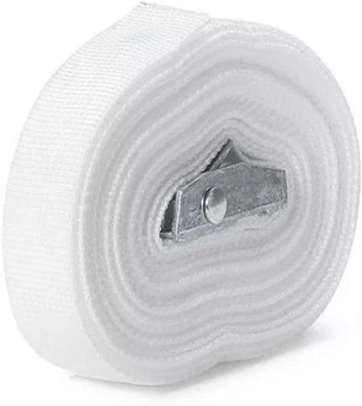 Alamor 200cm Motorcycle Lashing Strap Cargo Buckle Belt - White