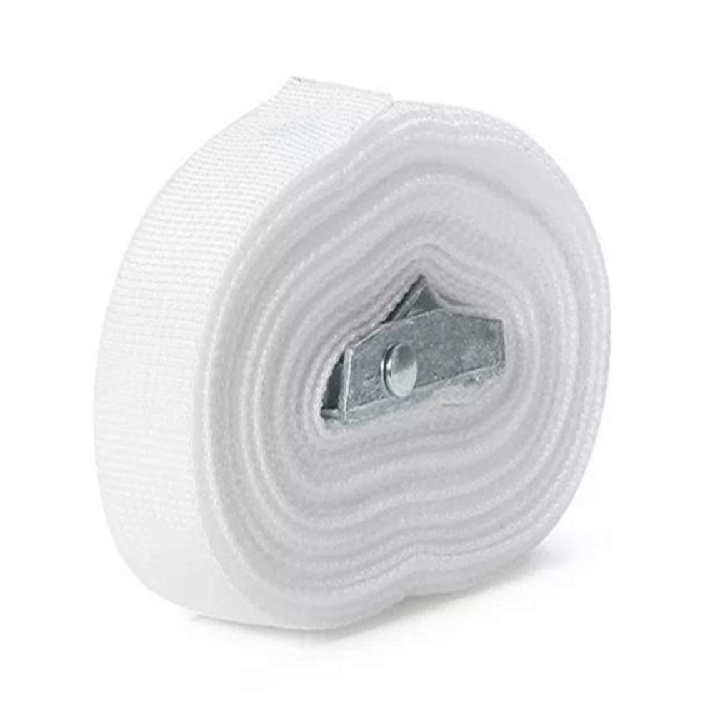 Alamor 200cm Motorcycle Lashing Strap Cargo Buckle Belt - White