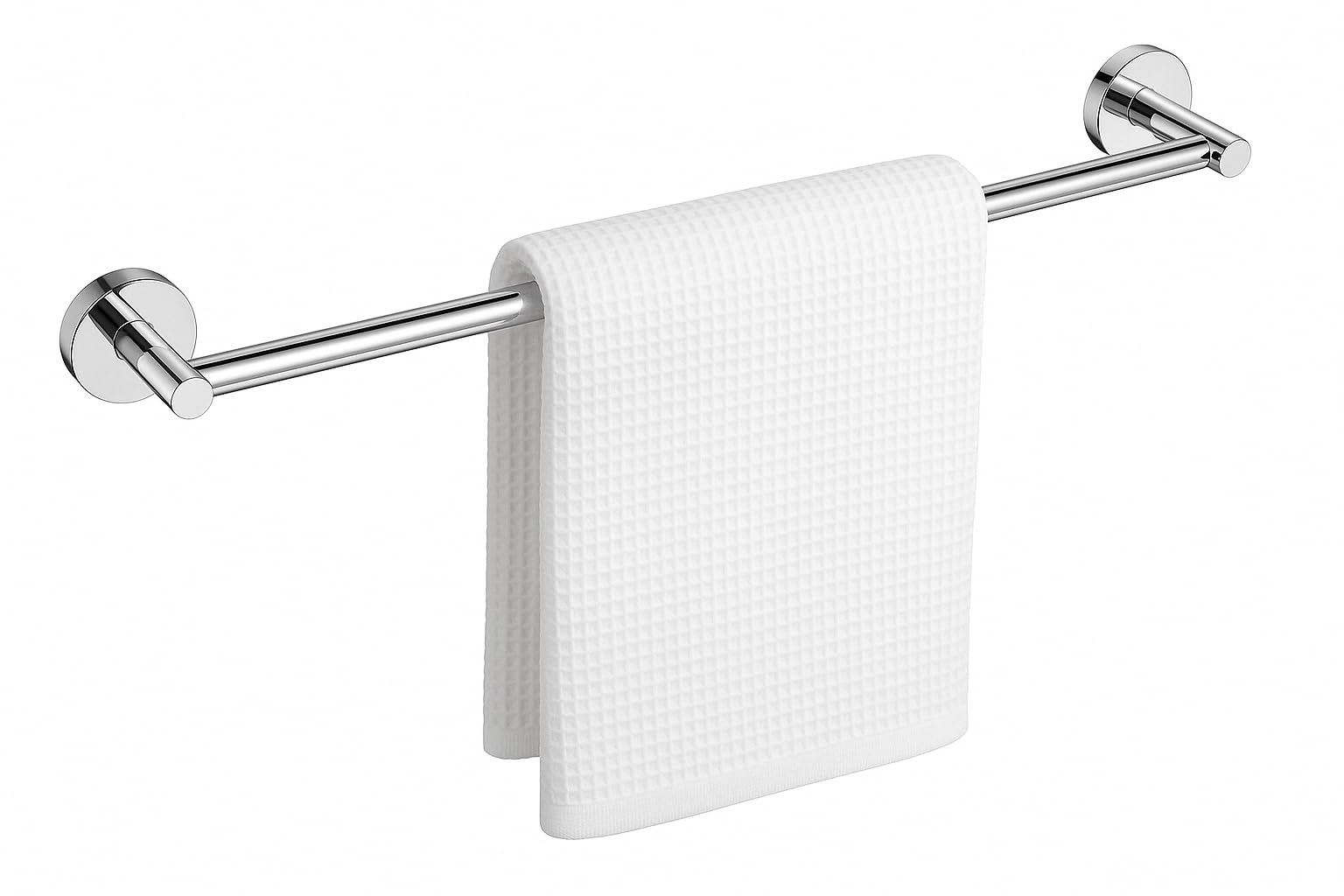 Manissa Towel Bar Long Bathoom Towel Rack Length 610mm Made from 304 Grade Stainless Steel (Mirror Polished Stainless Steel)