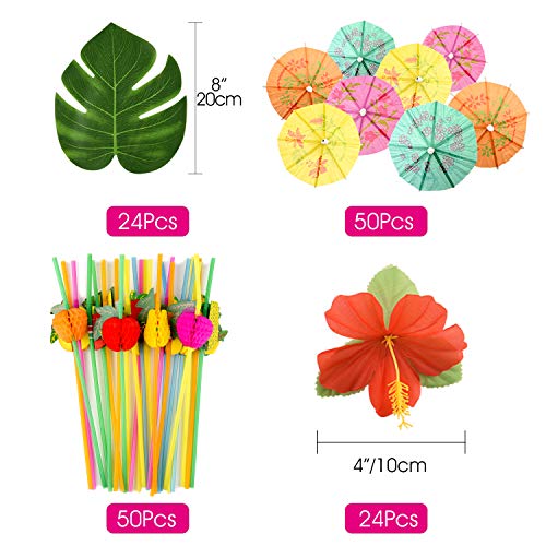 1 KUUQA+Decoration+Artificial+Straws%25EF%25BC%258CHawaiian+Decorations