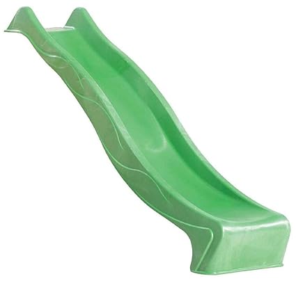 Gartenpirat® Wellenrutsche 230 cm grün apfelgrün für Podest 120 cm (+/-5 cm) TÜV