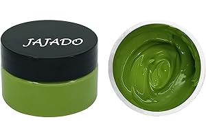 JAJADO Meadow Chalk Paste for Silk Screen Stencils, Mesh Transfers Stencil Paste Adhesive Stencil Paint, Green Screen Printing Ink for Painting on Wood, Chalkboard, T-Shirt, Home Decor, Furniture
