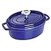 STAUB Cast Iron Dutch Oven 5.75-qt Coq au Vin Cocotte, Made in France, Serves 5-6, Dark Blue