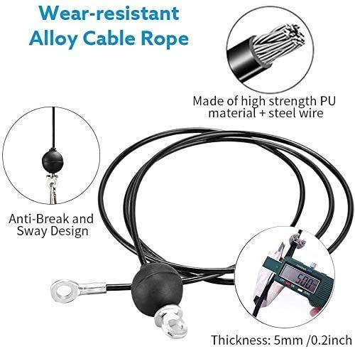 Cable-Machine-Gym-Pulley-System-Fitness-Lat-Pulldown-Bars-Attachments-18M-LAT-and-Lift-Pulley-Cable-System-with-Loading-Pin-Home-Gym-Equipment-for-Triceps-Pull-Down-Biceps-Curl-Back-Forearm