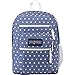 JanSport Big Student Backpack, Bleached Denim/White Dot
