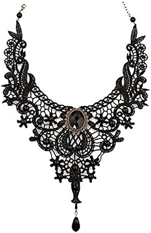 Western Style Hot Fashion Trend Black Lace Necklace Clavicle Chain For Women Girls