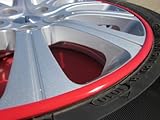 2011-2012 NISSAN JUKE Rim Guards Red Alloy Armor Wheel Rim Curb Scratch Protection Strips 11 12