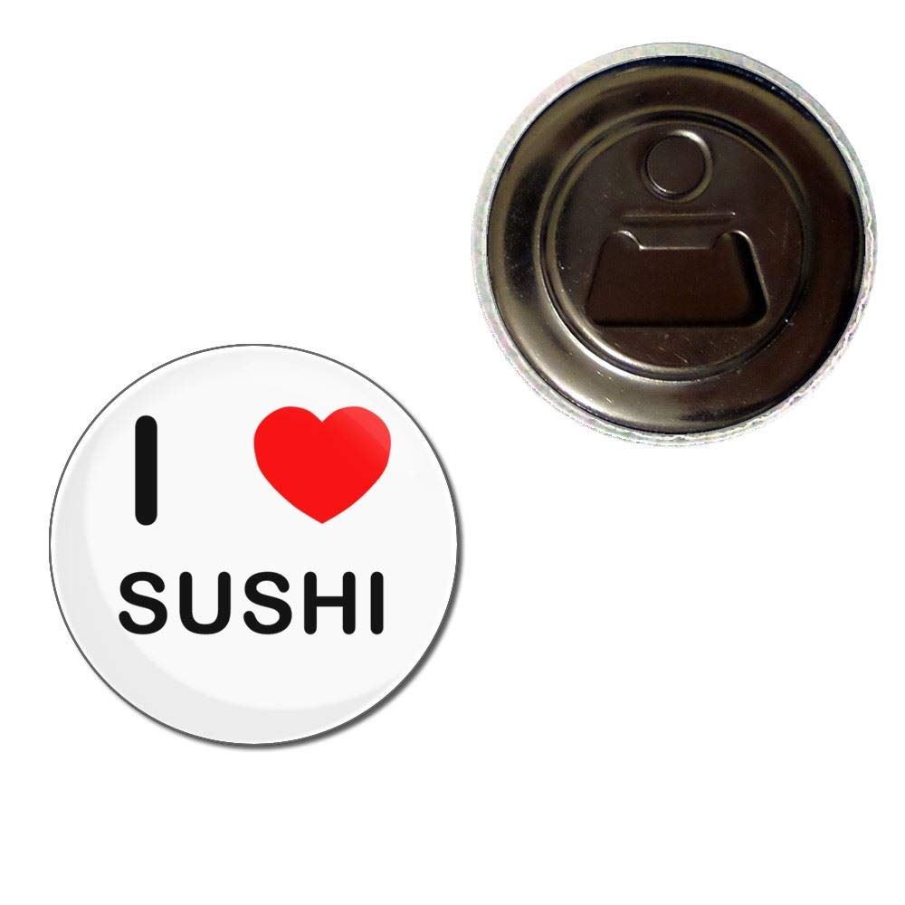 I Love Sushi - Abrebotellas con imán de nevera de 55 mm: Amazon.es ...